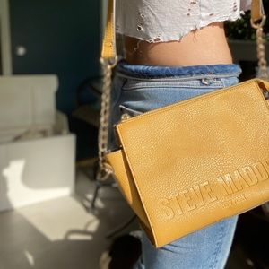 Mustard Steve Madden Crossbody Bag